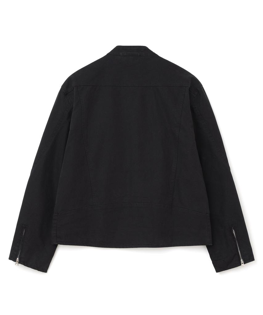 Millo Archive Vintage Cotton Cafe Racer Jacket [Washed Black]