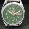 AUTOMATIC VINTAGE REFURBISHED SEIKO 5 6309A JAPAN MENS GREEN WATCH a441705-1 Sk-a441705