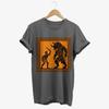 Sommer Unisex Griechischer Mythischer Krieger Aufdruck Rundhals T-Shirt 100% Baumwolle Weich Atmungsaktiv Kurzarm Groß
