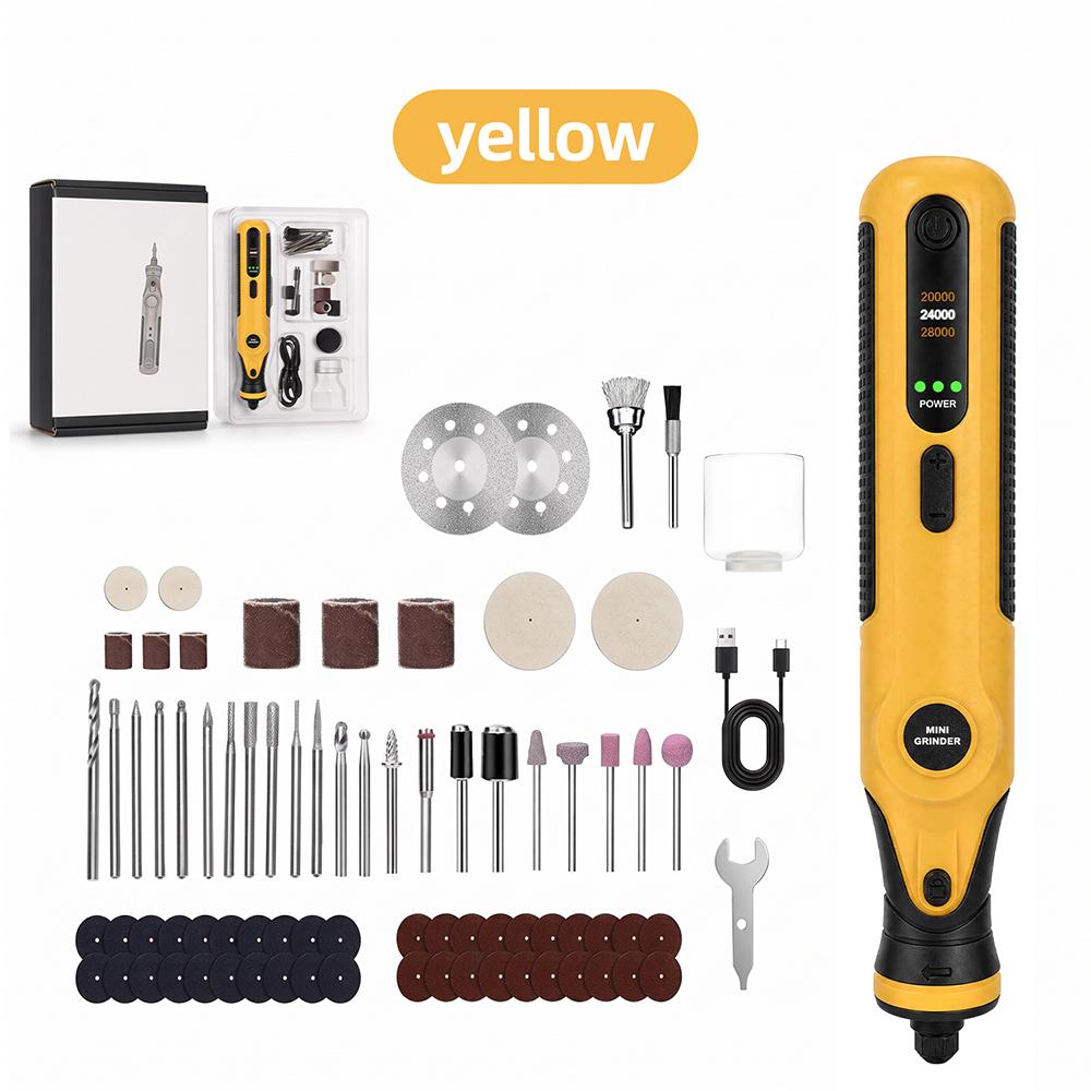 7.2V Rotary Tool Kit Cordless Mini Electric Drill Engraving Pen Mini Grinder for Grinding/Polishing/Engraving/Drilling/Cutting