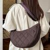 Crossbody Bag Diamond Grid Quilted Dumpling Bag Shoulder Bag Large Capacity
