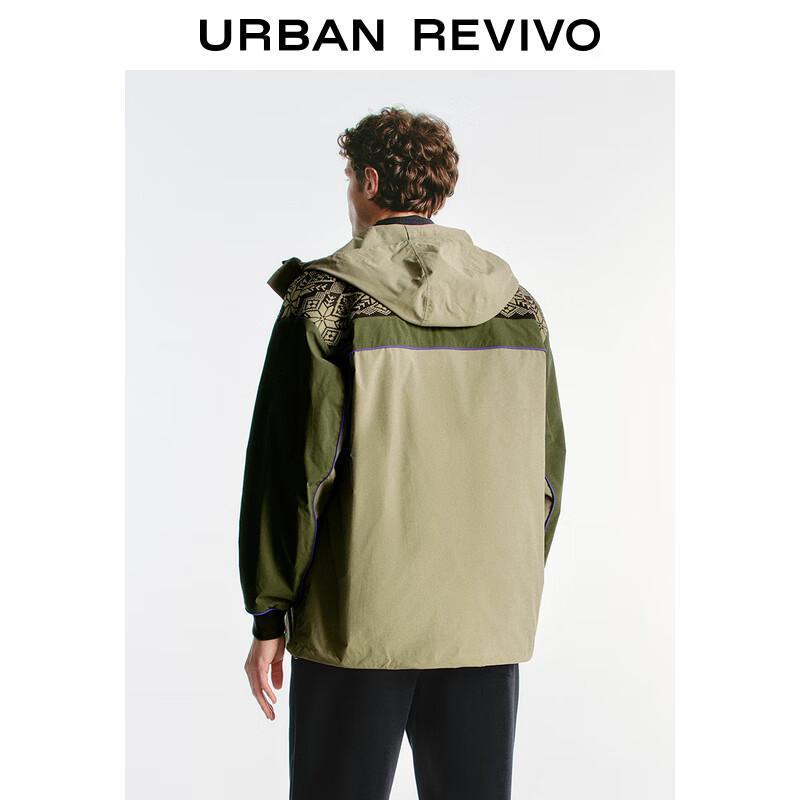 UR Herren 2025 Herbst Colorblock Kapuzenjacke