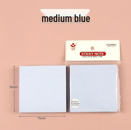 5 Color Sticky Notes: Creative, Cute, Stickable & Removable Memo Pads and Label Stickers