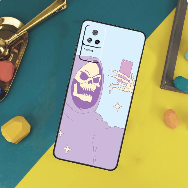 Reaper Skull Skeleton Case For Xiaomi 13T 14T 15T 14 15 Ultra 17 Pro Max POCO F8 Ultra X7 X5 X6 F5 F6 F7 Pro Cover