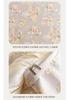 Sleep grid cotton printed bed skirt four piece set