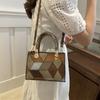 Trendy Street Style Pu Leather Handbag Large Capacity Square Crossbody Bag