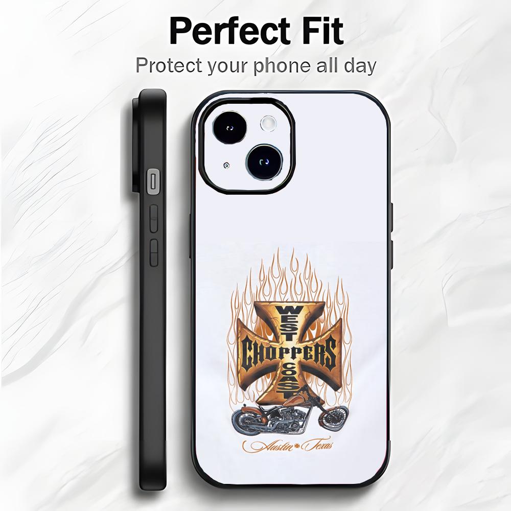 

American Brand W-West Coast Choppers Phone Case Phone Case Soft Packaging Lightweight For iPhone17 16 15 14 13ProMax iphone17air
