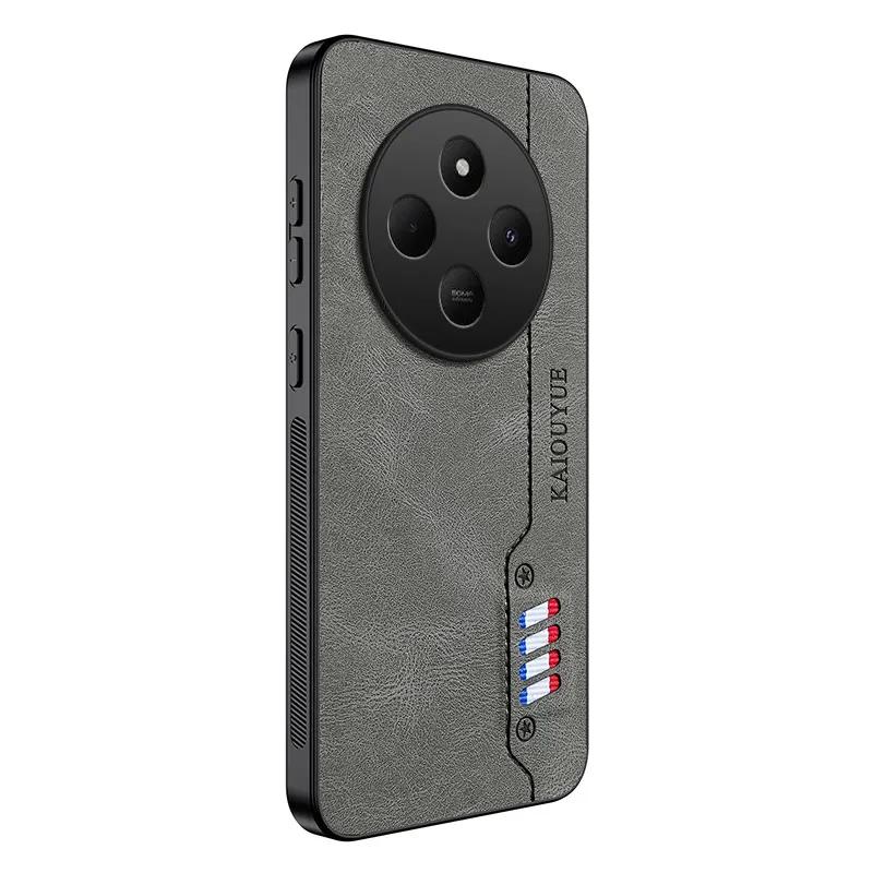 For Xiaomi POCO C75 5G Skin Feel Matte Leather Phone Case Soft Back Cover Funda For Xiaomi POCO C75 Protector