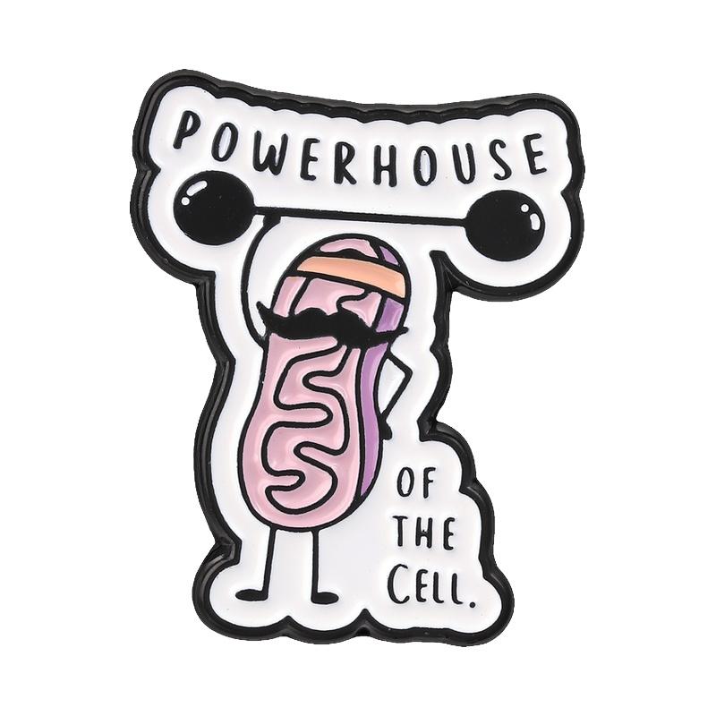 Xiaomi Biology Cell Organelle Mitochondria Badge Enamel Pins Ligase Joining DNA Powerhouse Of The Cell Brooches Lapel Badge Accessories
