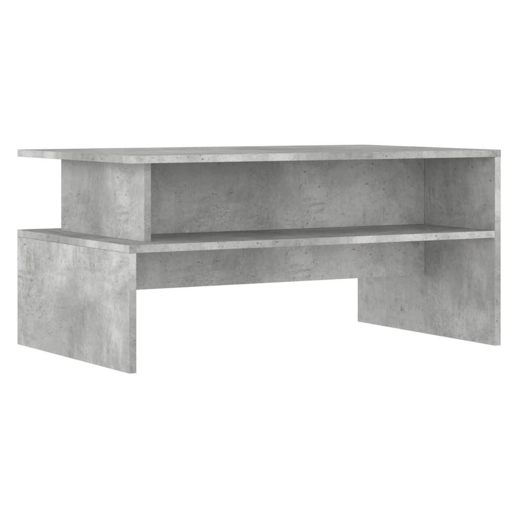  Coffee Table, Concrete Grey, 90x55x42.5 Cm