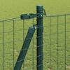 Fence Posts for Concrete Installation 7 Pieces Green