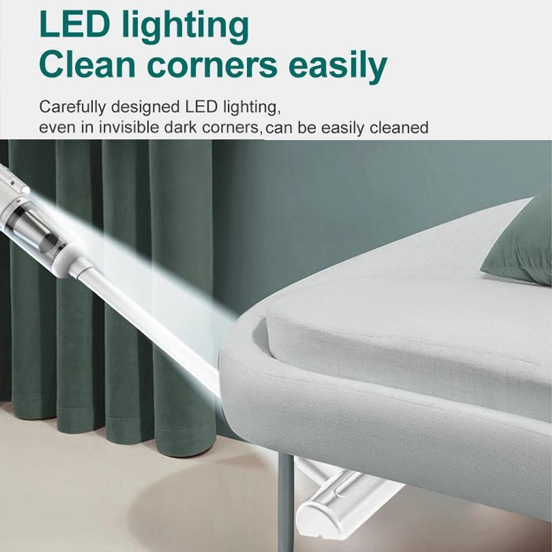 Wireless Handheld Vacuum Cleaner Cordless Handheld Chargeable Auto Vacuum for Home & Car & Pet Mini Vacuum Cleaner 15000Pa