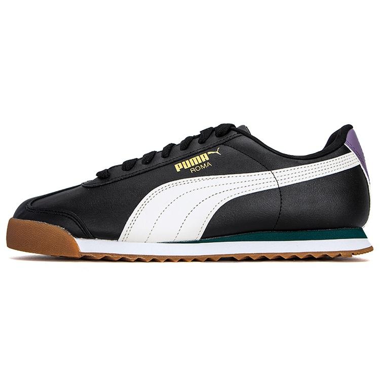 PUMA Roma Basic Plus White Varsity Green Men s 369571-41 EU 36