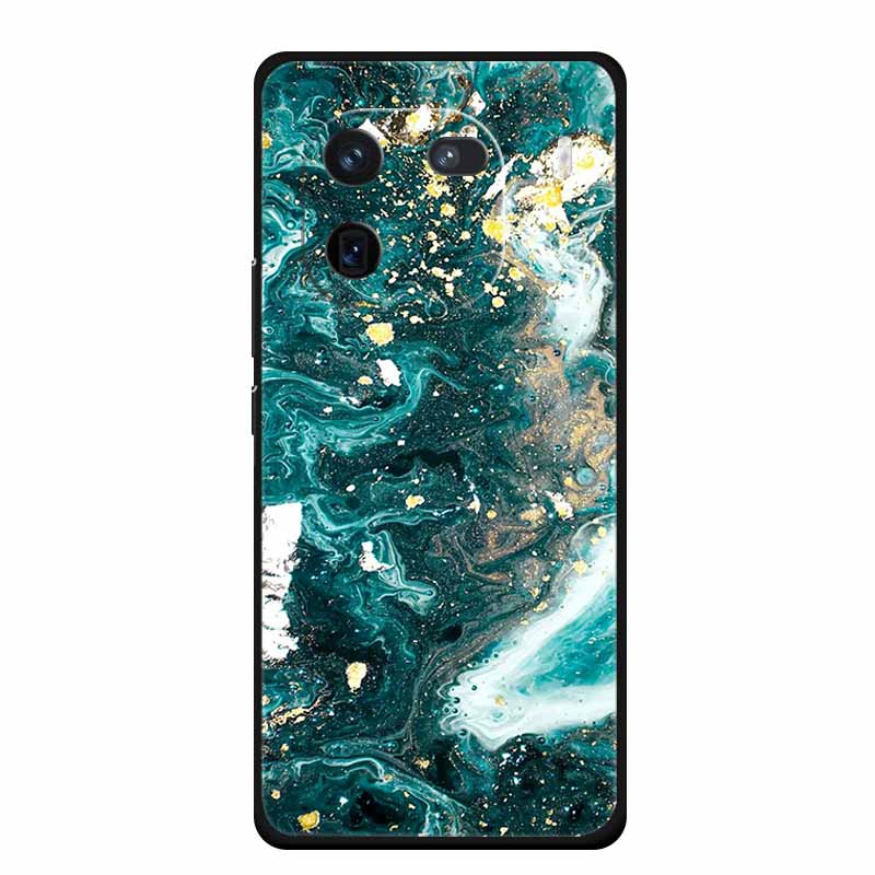 For Vivo iQOO 12 Case Marble Painted Soft Silicone TPU Cover Phone Cases For Vivo iQOO 12 Pro 5G V2307A V2329A Colorful New Etui