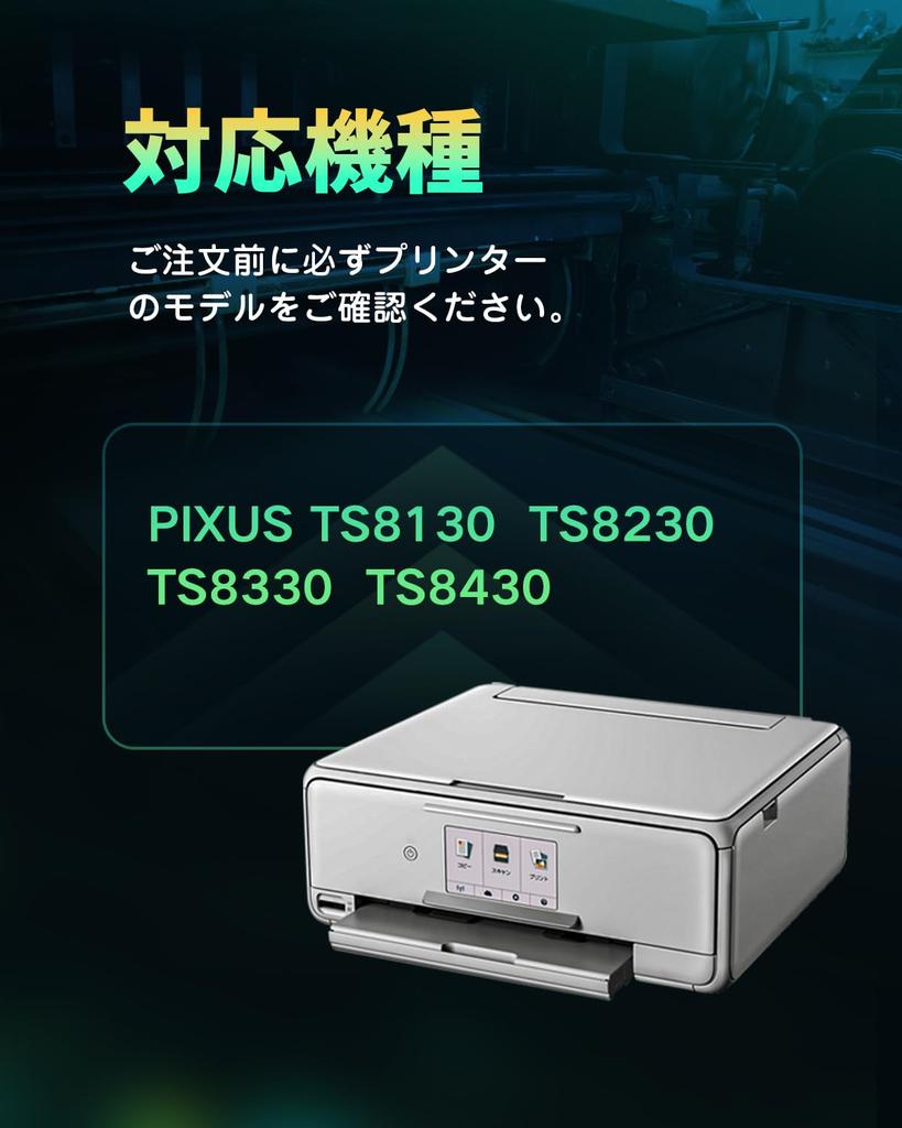 Mohjet and Canon Compatible Ink Cartridges for PIXMA and TS8430 Printers BCI-381XL BCI-380XL 6-Color (12-Pack) 380/381 High-Yield TS8130, TS8230,