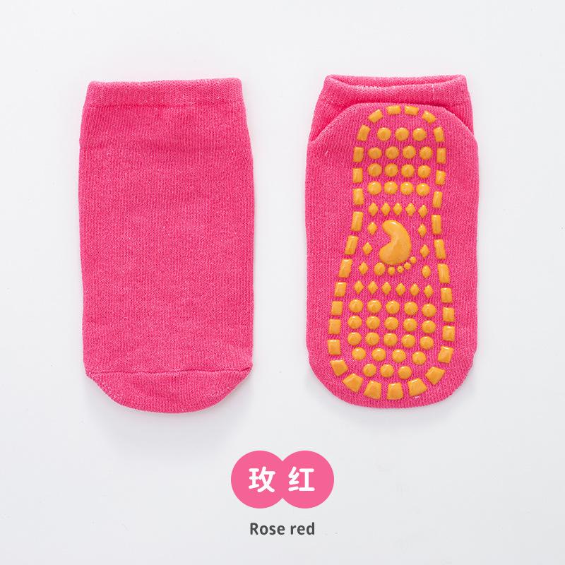 Parent Child Slip Trampoline Socks Breathable Cotton Sports Socks High Elasticity For Kids Adults Indoor Outdoor Use