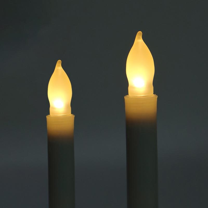 Electric Led Candle 12pcs/set Flameless Decorative Light Ornament Crafts for Christmas Wedding Birthday Party Decor