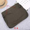 Canvas Half-length Apron Multi-functional Multi-pocket Zipper Waist Bag Versatile Gardening Work Clothes Tool Apron