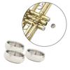 3pcs Bottom Valve Type Trumpet Accessories Parts Silver Brass Instrument Screw  For Trumpet Repair