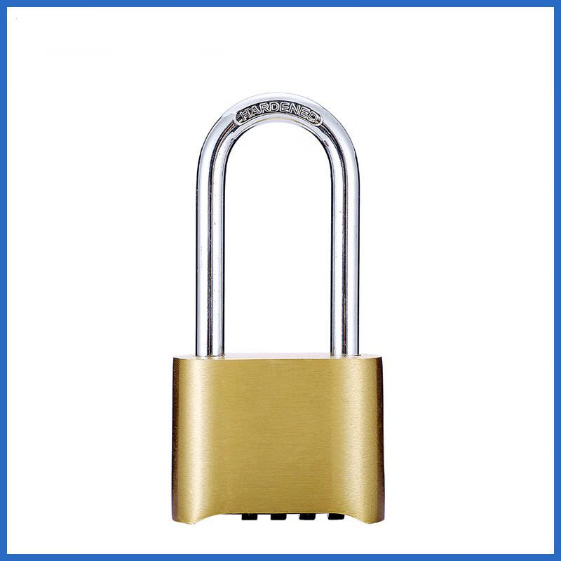 Desert Spring Brass Long Shackle Combination Lock