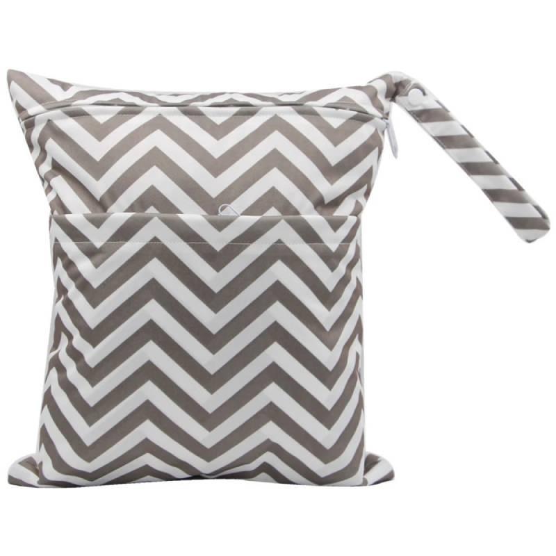 Pattern Diaper Cartoon Bag Knitted Flat Fabric Double Zipper Printing Digital