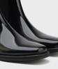 Firenze Atelier [Vibram] Minimal Semi-Square Line Chelsea Boots 7430 [Box Black]