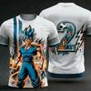 2026 Summer New Adult Men's Dragon Ball Goku 3D Printed Special Football Jersey Numbers 1 To 10 Kids Anime T-Shirt Unisex