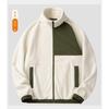 Pockets Solid Color Zipper Men's Clothing Cardigan Long Sleeve Coats Casual Fashion Autumn Winter Hoodies Turtleneck Tops