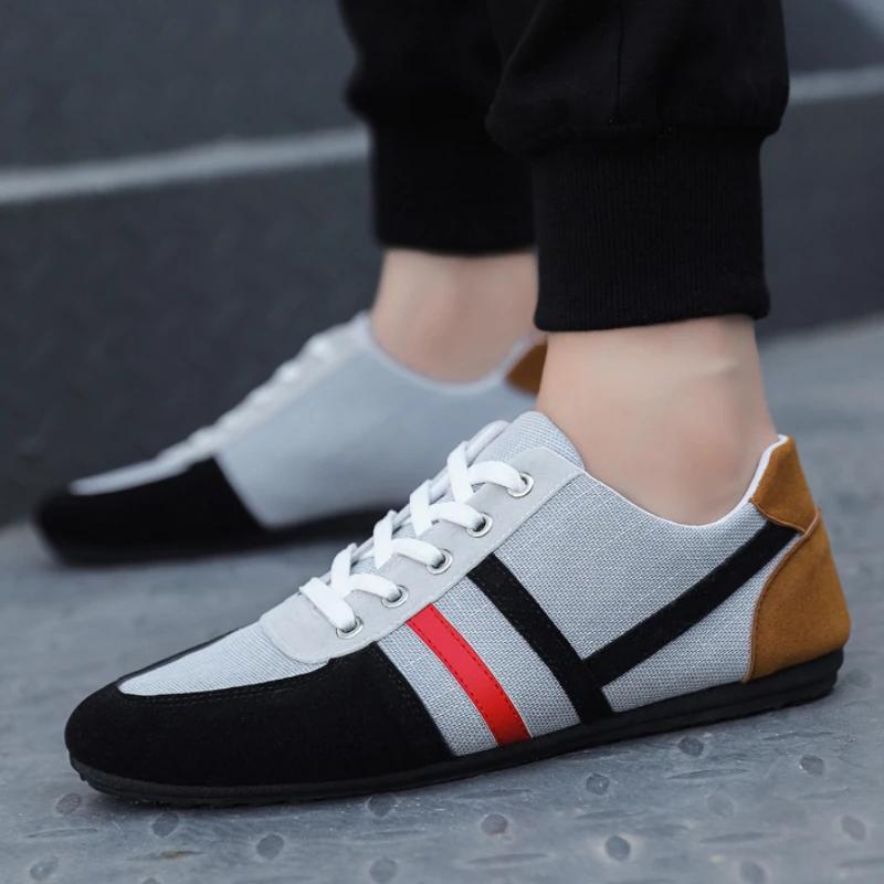Casual Shoes for Men Fashion Men's Loafers Lightweight Breathable Mens Flats Canvas Shoes Male Leisure Shoes  Para Hombre