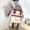 Internet Celebrity Backpack Set Female Students Korean Version of Fashionable Versatile Backpack Middle High School Students  Large Capacity Backpack
