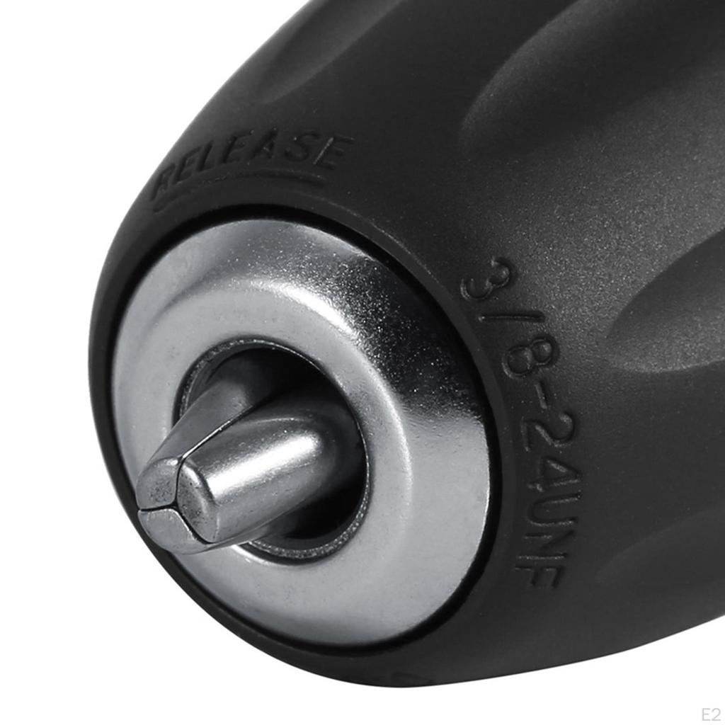 Keyless Mini Drill Chuck Adaptor 10mm Hex Shank for Micro Screwdrivers Drills and Power Diy