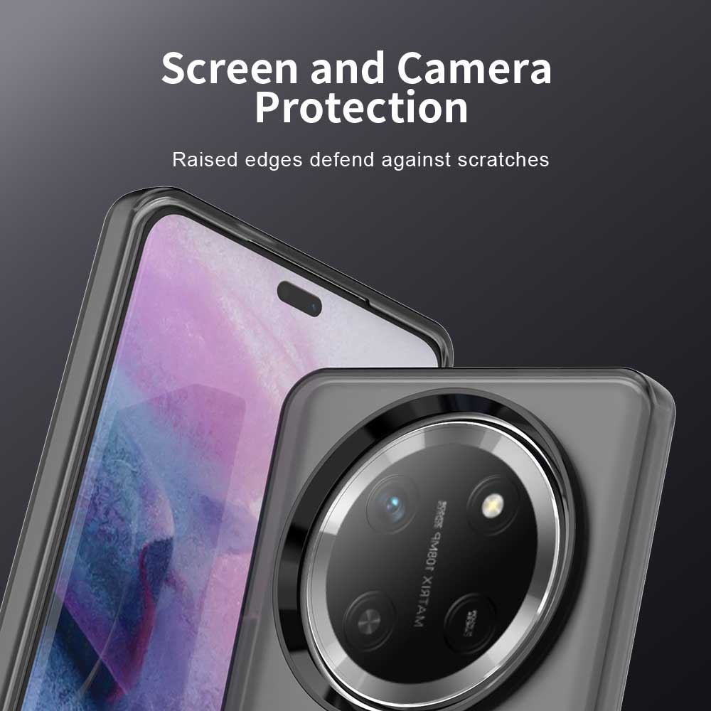 Magnetic Wireless Charging Case For Honor Magic 7 Lite Magic7 Pro X9c Smart Cover Candy Colors Transparent Back Shell