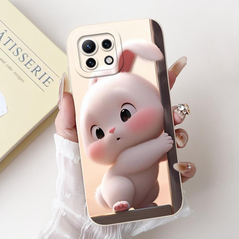 For Xiaomi Mi 11 Lite 5G Case Cute Cartoon Cover Shockproof Soft TPU Phone Case For Xiaomi Mi 11 Lite NE 5G 11Lite Mi11Lite Bags