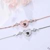 100 Languages 'I Love You' Deer Projection Bracelet - Elegant Jewelry Gift for Girlfriend