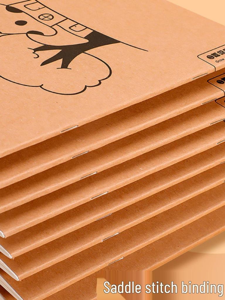 Children's A4 Blank Sketchbook for Beginners - Ideal for Drawing and Painting in Kindergarten and Elementary School Art Classes
