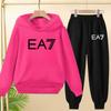 Kids Autumn Winter Hoodie  Letter Print Clothing Casual Top+Trousers 2PBoy Girl 3-12Yrs Child Gift Brand Sports Coat Jogging Set