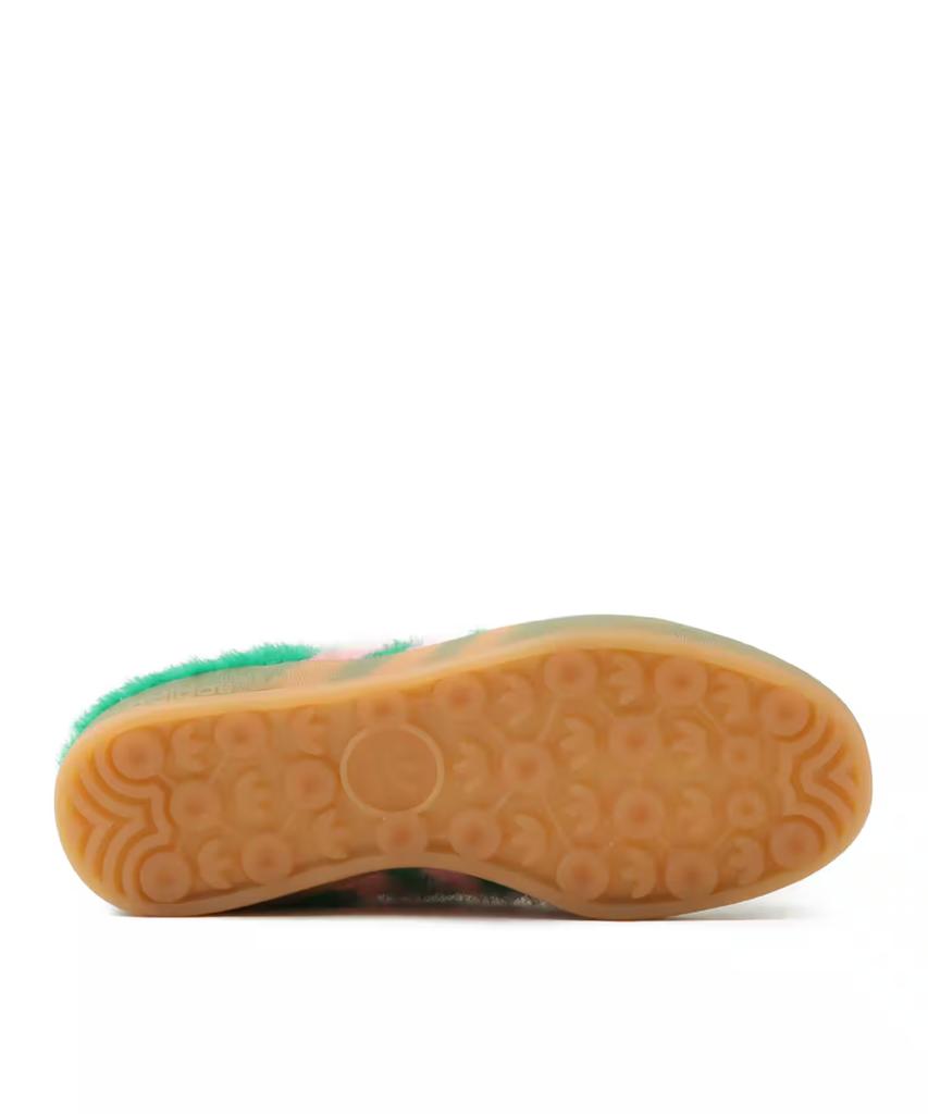 JP8342 Adidas Originals Gazelle Indoor Green Glow Pink Gum (Men's)