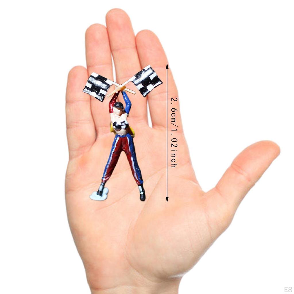 1/64 Figures Model Mini Doll Dioramas Tiny People Hand Painted Figurines