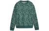 Sweatshirts Women's Dark Green Crew Neck Moderate Regular 680154-43