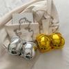 Funny Acrylic Bag For Women Silver Gold Dinner Bag Female Small Shoulder Bag