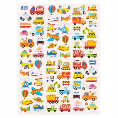 Diy Classic Stickers Set Vehicles Signs 72 Pcs
