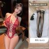 New Free Lace Neck Onesie Perspective Waist Tight Sexy Underwear Women's Temptation Is Empty