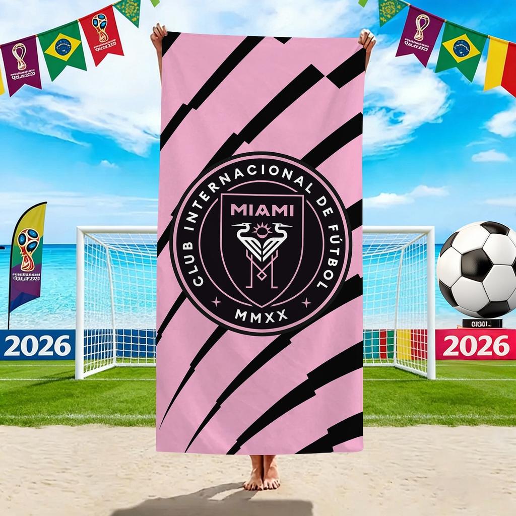 World Cup Beach Towels, Us-Canada-Mexico Football Team Microfiber Quick-Drying Absorbent Bath Towels, Sports Towels