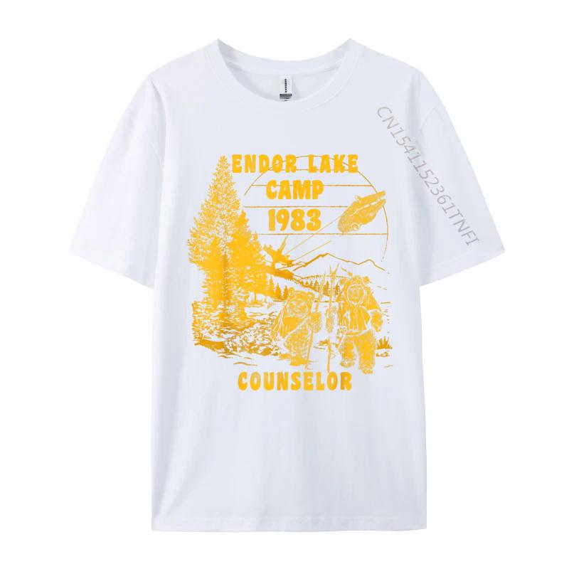 Ewok Endor Lake '83 Camp Counselor 2024 Popular Men T Shirt Casual Design Tshirts Combed Cotton Printed Tops & Tees Wholesale