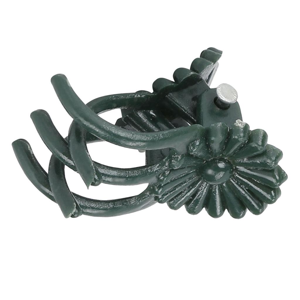 200Pcs Flower Shaped Plant Clip Orchid Stems Fixing Support Clips Garden Tool AccessoriesGreen