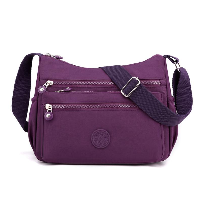 Multi-layer Shoulder Bag Crossbody Bag Lightweight Cloth Bag Backpack Oxford Cloth Women's Bags Canvas Large Capacity Mom Bags