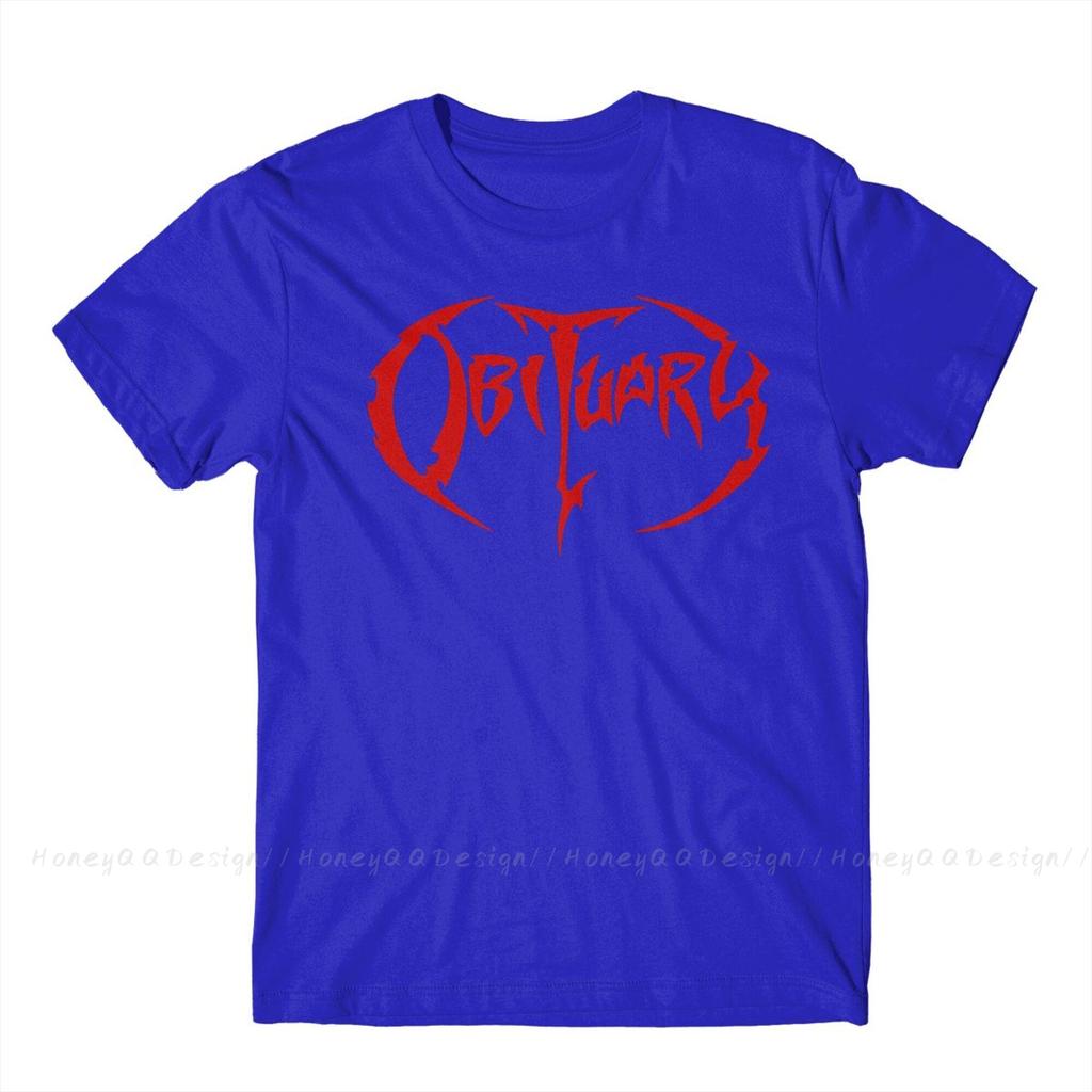 Obituary Fashion Tshirt Design Heavy Metal Rock Music Cotton Shirt Unisex Unisex Tshirt Oversize Adult Plus Size