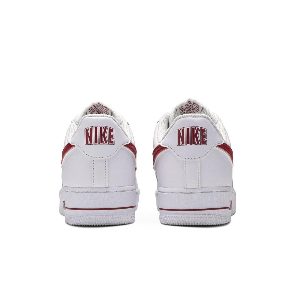 Nike Air Force 1 Low '07 3 'Gym Red' (Unisex) White / Gym Red Skateboard Shoes AO2423 102