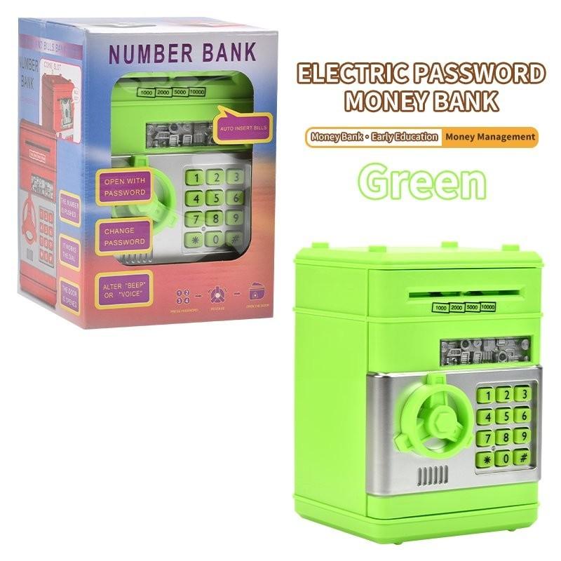 Creative Large Capacity Automatic Coin Bank In Modern Design For Kids With Fun Colors