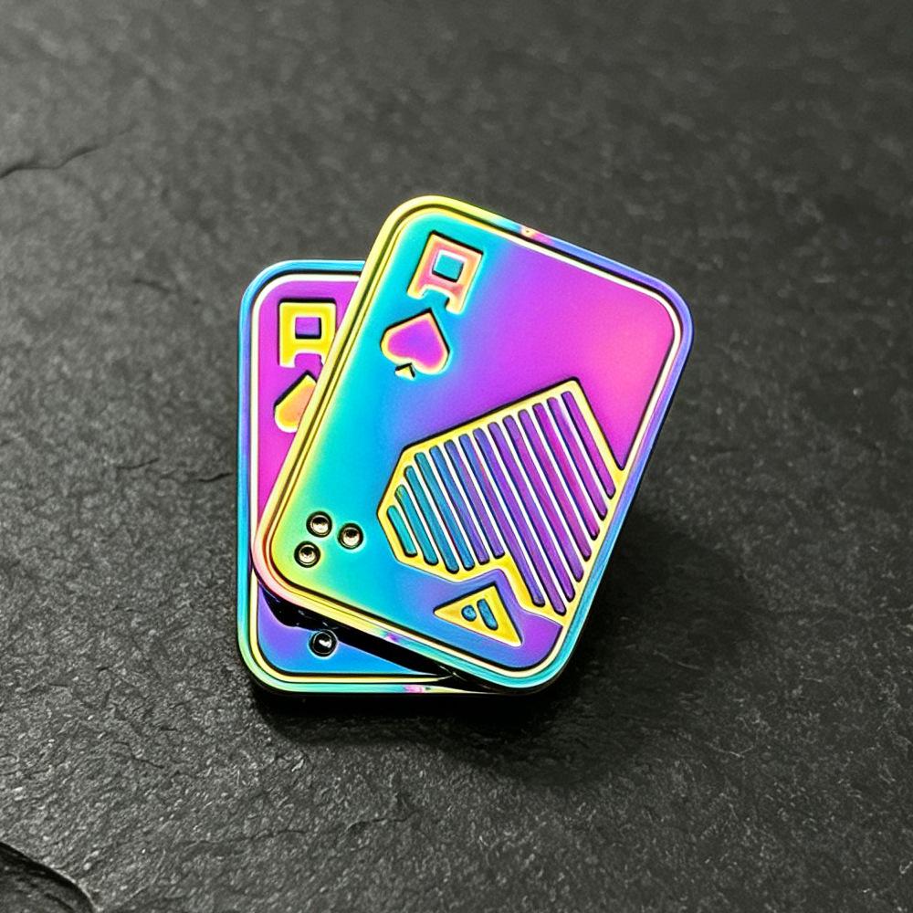 Triangle Rotating Spinner: EDC Three-Ring Snap Coin Decompression Hand Toy